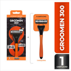 M&aacute;quina de Afeitar Groomen 300 1 Cartucho 1 un