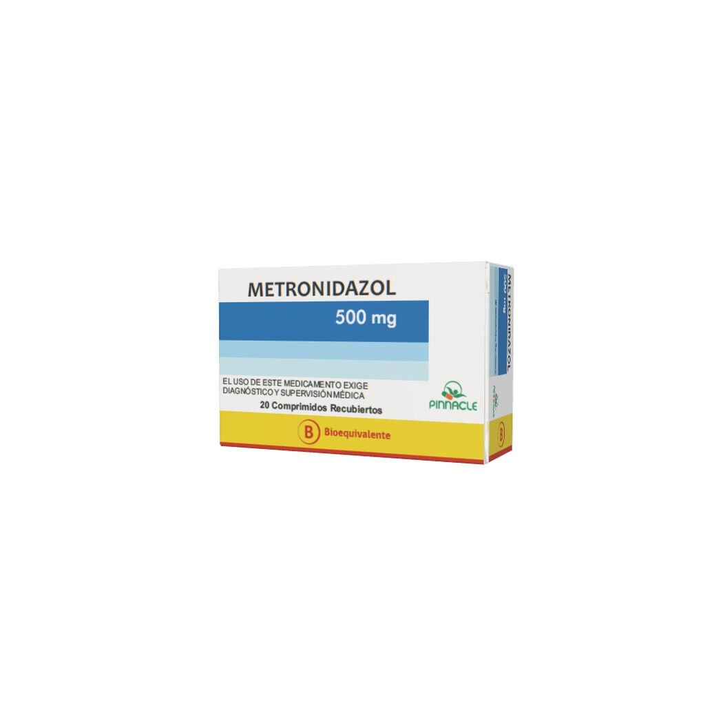 Metronidazol 500 mg x 20 Comprimidos Recubiertos, , large image number 0