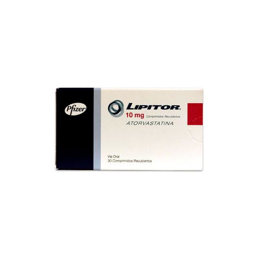 Lipitor 10 mg x 30 Comprimidos Recubiertos, , large image number 0