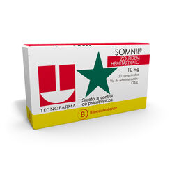 Somnil 10 mg Caja 30 Comp. Recubiertos