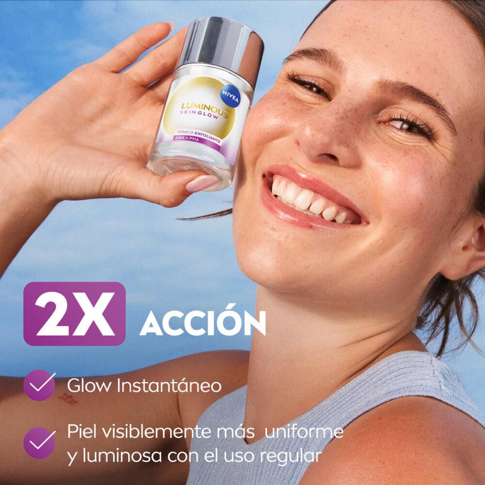 Tónico Exfoliante Nivea Luminous Skin Glow Instantáneo 100 mL