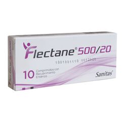 Flectane 500 mg/20 mg x 10 Comprimidos con Recubrimiento Entérico