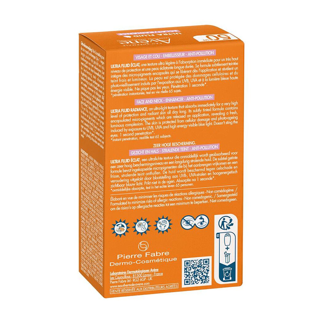 Protector Solar Avene Ultra Fluid Radiance FPS 50+ 50 mL, , large image number 3
