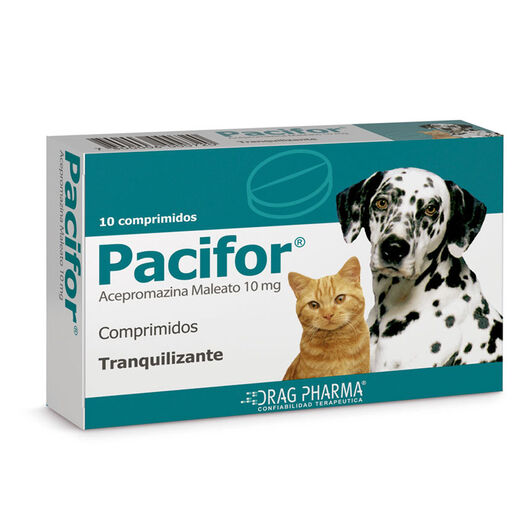 Vet. Pacifor 10 mg x 10 comprimidos para Perros y Gatos, , large image number 0