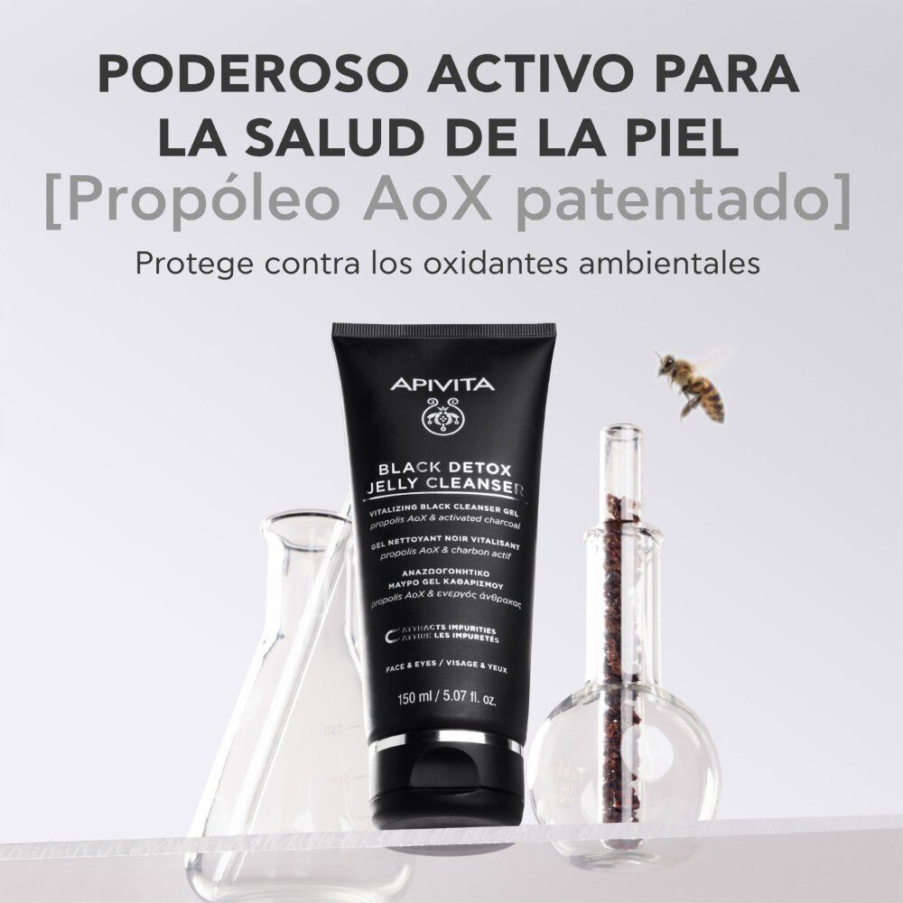 週末タイムセール中‼️ blackOil 450ml＋アルティム50ml3本 Gel Apivita Limpiador Negro Detox 150 mL | Farmacias Ahumada
