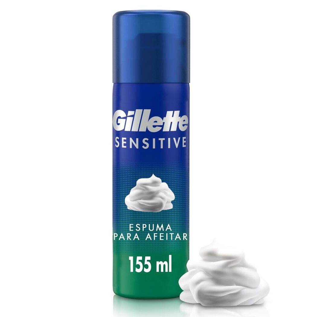 Espuma de Afeitar Gillette Sensitive 150 g, , large image number 0