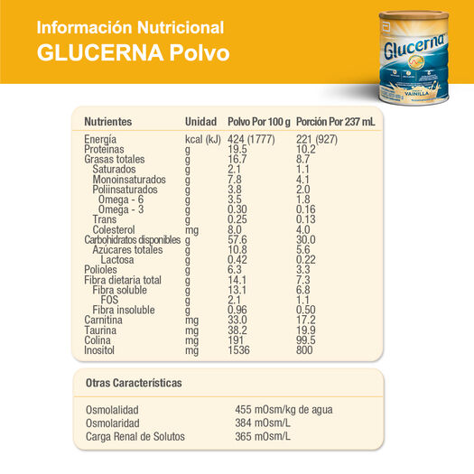 Glucerna Vainilla x 850 g Polvo Para Suspensión Oral, , large image number 2