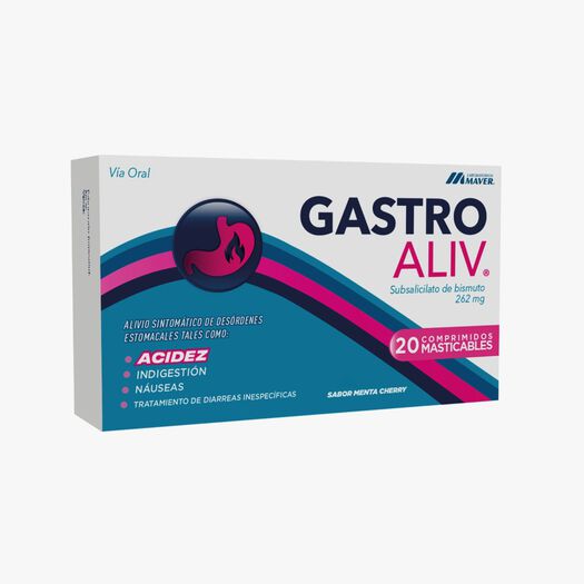 Gastroaliv x 20 Comprimidos Masticables, , large image number 0