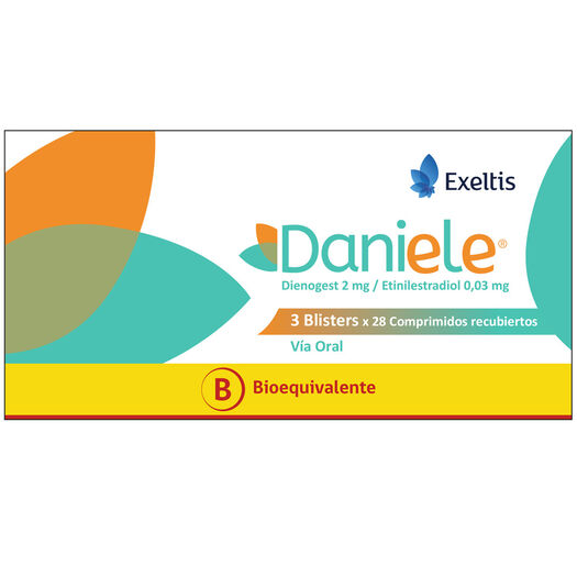 Daniele 3 Blister x 28 Comprimidos Recubiertos, , large image number 0