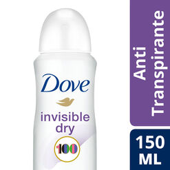 Dove Antitranspirante Spray Invisible Dry x 150 mL