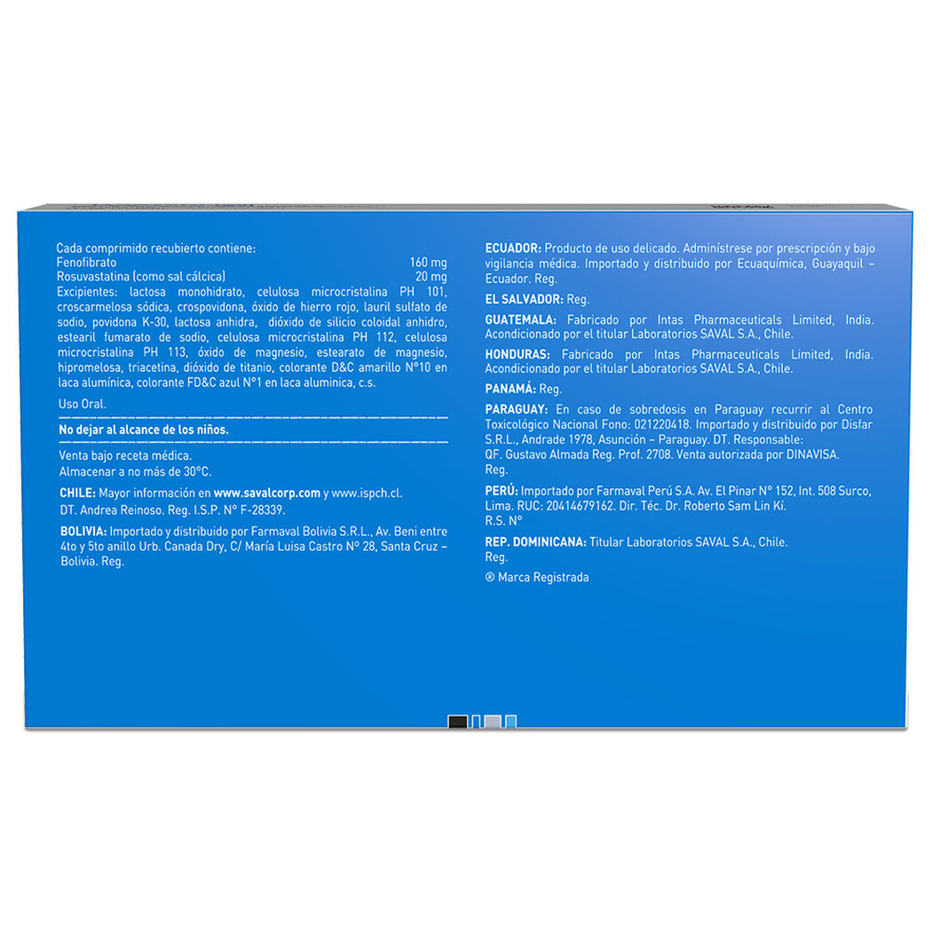 Rux F 160 mg / 20 mg 30 comprimidos, , large image number 3