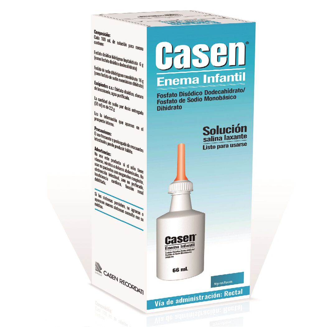 Casen Enema x 66 ml Solución Infantil, , large image number 0