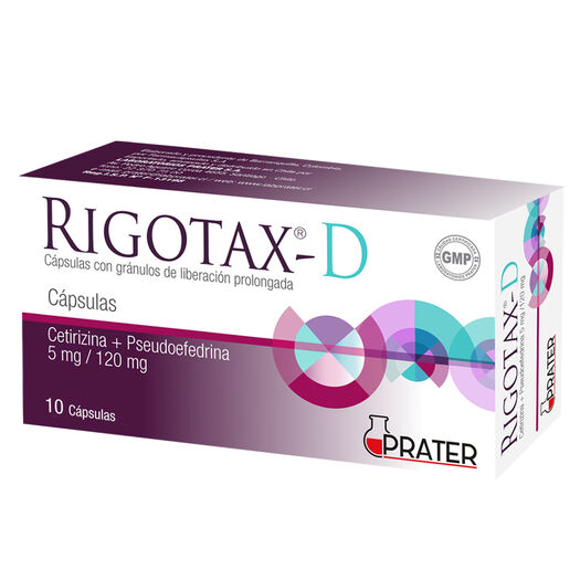 Rigotax-D x 10 Cápsulas con Gránulos de Liberación Prolongada, , large image number 0