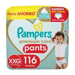 Pa&ntilde;ales Pampers Premium Care Pants Talla XXG 116 un