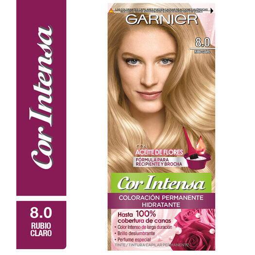 Nutrisse Cor Intensa Tintura 8.0 Rubio Claro x 1 Unidad, , large image number 0