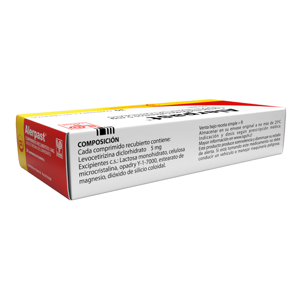 Alerpast 5 mg x 30 Comprimidos Recubiertos, , large image number 1