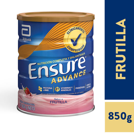 Ensure Advance Frutilla x 850 g, , large image number 0