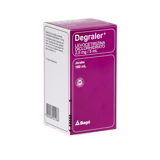 Degraler 2,5 mg/ 5 mL x 100 mL Jarabe, , large image number 0
