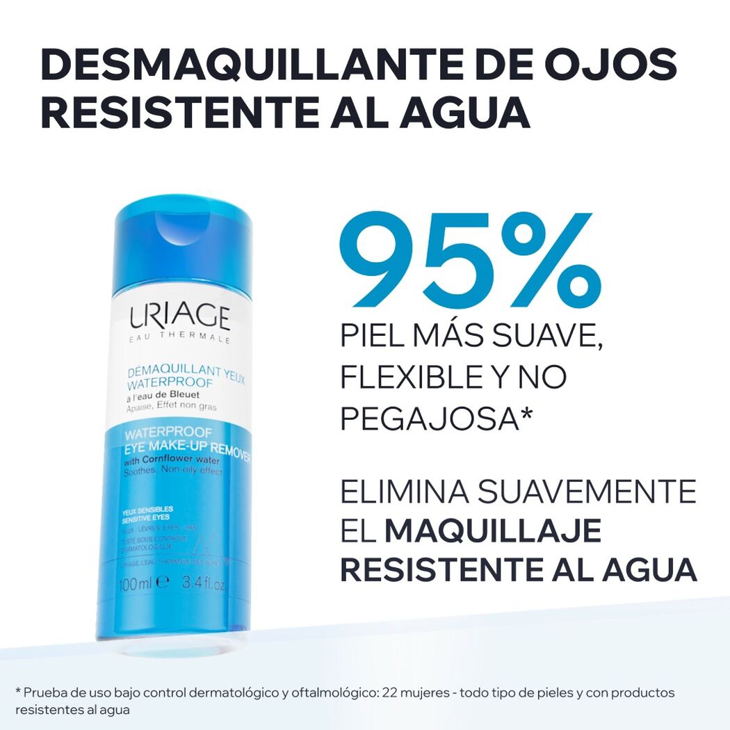 Uriage Limpiador Desmaquillante De Ojos Waterproof  Eau Thermale x 100 mL, , large image number 1