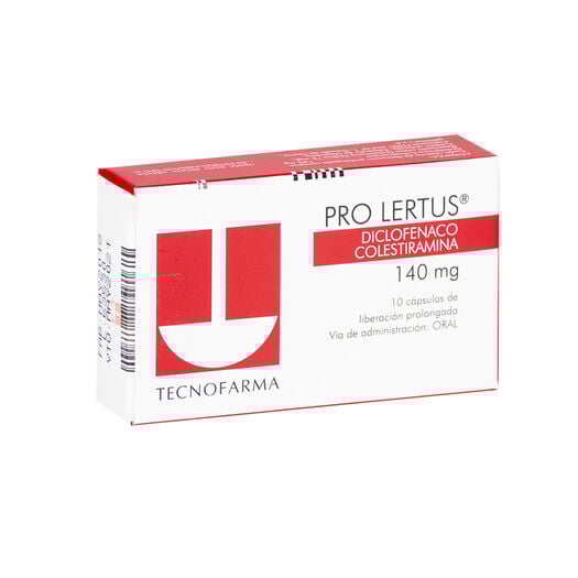 Pro Lertus 140 mg x 10 Cápsulas de Liberación Prolongada, , large image number 0