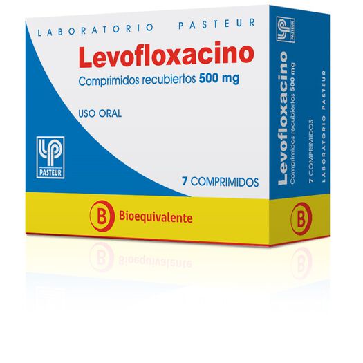 Levofloxacino 500mg x 7 Comprimidos PASTEUR, , large image number 0