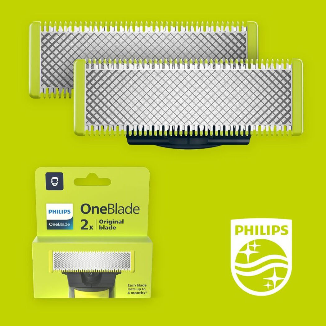 Repuesto M&aacute;quina de Afeitar Philips Oneblade El&eacute;ctrica 2 un, , large image number 1