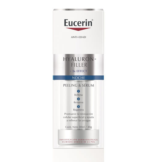 EUCERIN HYALURON FILLER SERUM & PEELING NOCHE 2X15ML, , large image number 1