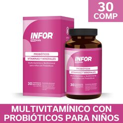 Infortin Probiotico x 30 Comprimidos Masticables