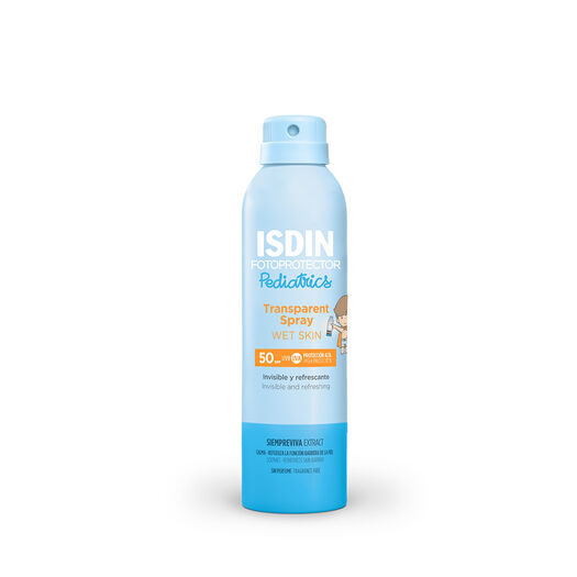 Fotoprotector Corporal con Antioxidante Pediátrico Wet Skin Transparent Spray SPF50 250ml, , large image number 0