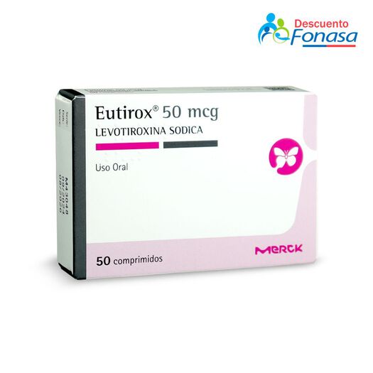 Eutirox 50 mcg x 50 Comprimidos, , large image number 0