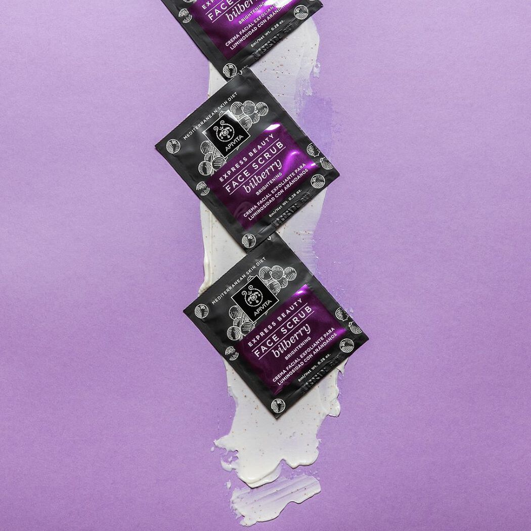 Mascarilla Exfoliante con Arándano de rostro 2x8ml Apivita, , large image number 2