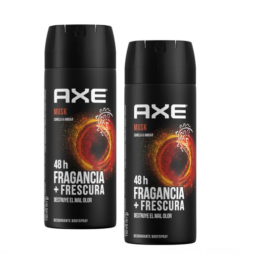 Axe Pack Desodorantes Body Spray Musk x 1 Pack, , large image number 1