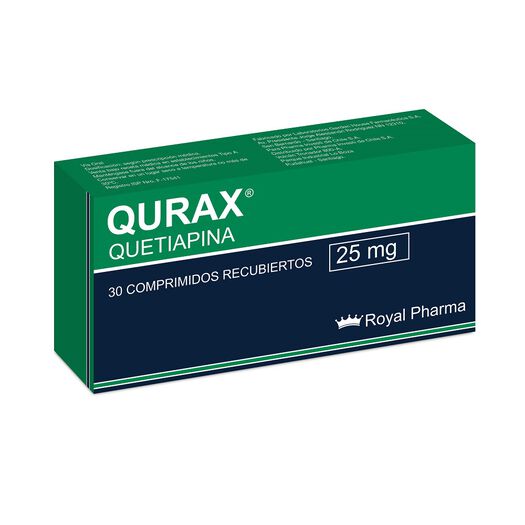 Qurax 25 mg x 30 Comprimidos Recubiertos, , large image number 0