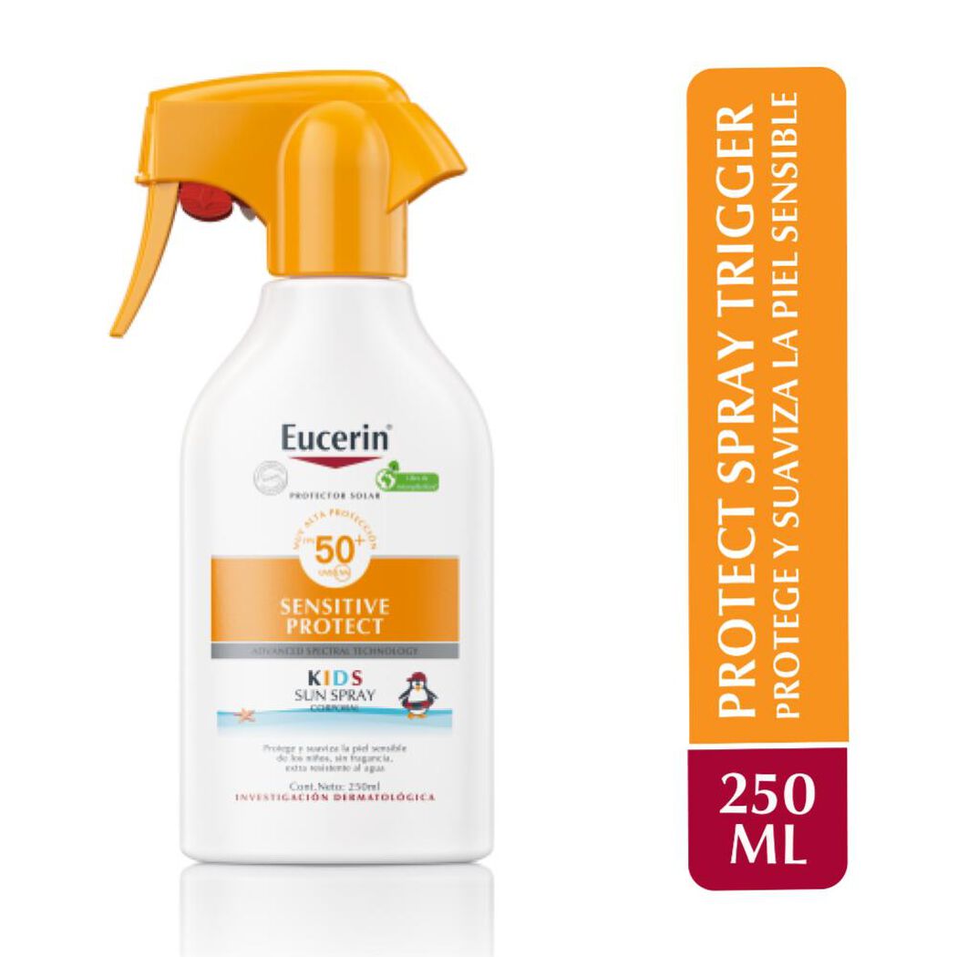 EUCERIN Protector Solar Infantil Spray Sun Trigger 250 mL, , large image number 0