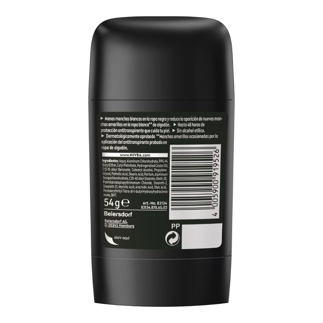 Desodorante Nivea Barra Black & White 50mL, , large image number 2