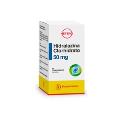 Hidralazina Clorhidrato 50 mg x 30 Comprimidos
