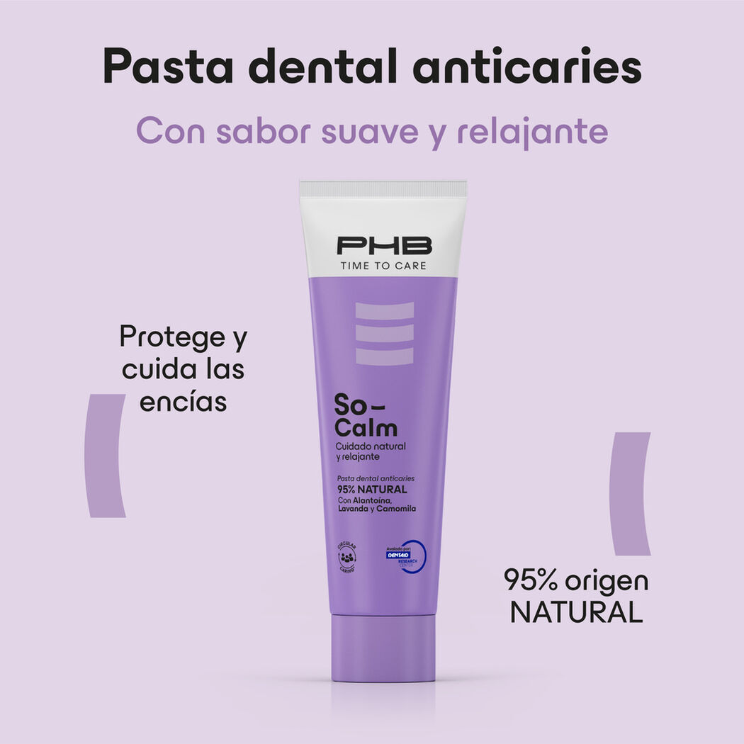 Crema Dental PHB Time to Care SO Calm en Pasta 75ML, , large image number 3