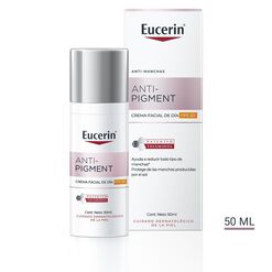 Crema Eucerin Antipigment Facial Día 50 mL,  Crema Eucerin Antipigment Facial Día 50 mL
