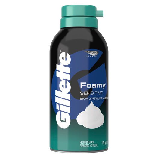 Espuma De Afeitar Gillette Foamy Sensitive Para Piel Sensible, 179 Ml, , large image number 4