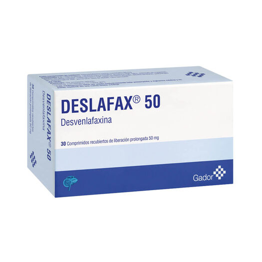Deslafax 50 mg x 30 Comprimidos Recubiertos de Liberación Prolongada, , large image number 0