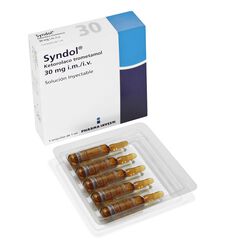 Syndol 30 mg/mL x 5 Ampollas Solución Inyectable