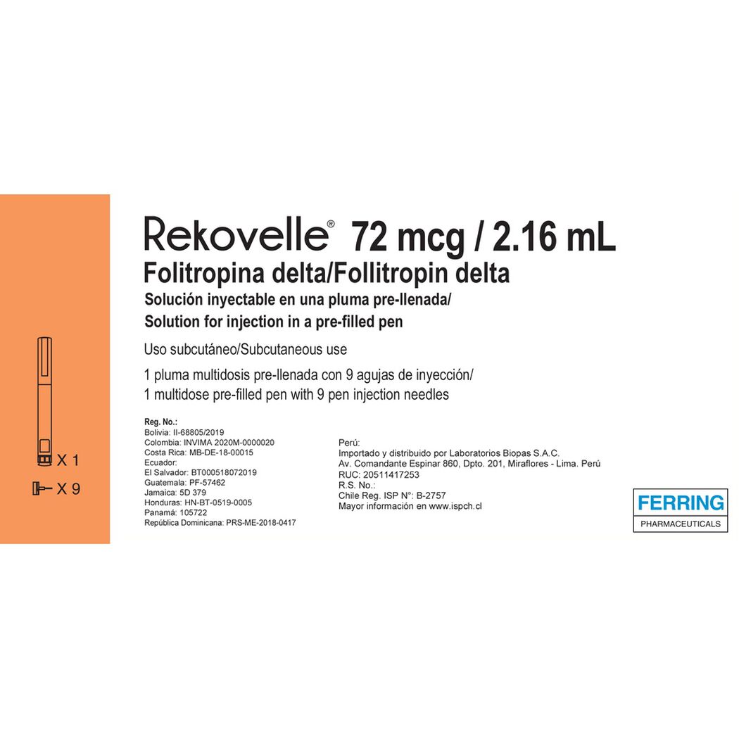 Rekovelle 72 Mcg/2.16 ml Soluci&oacute;n Inyectable, , large image number 0