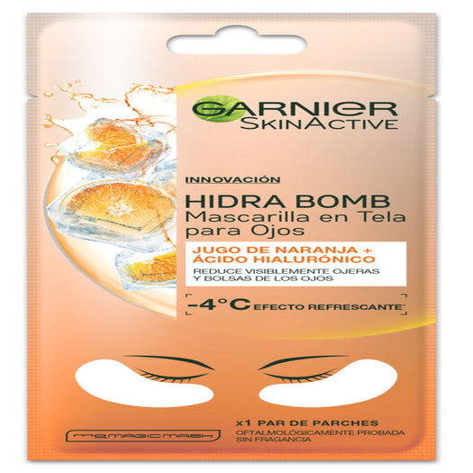 Garnier Mascarilla Hidra Bomb Vitamina C x 1 Par De Parche, , large image number 0