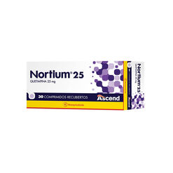 Nortium 25 mg x 30 Comprimidos Recubiertos