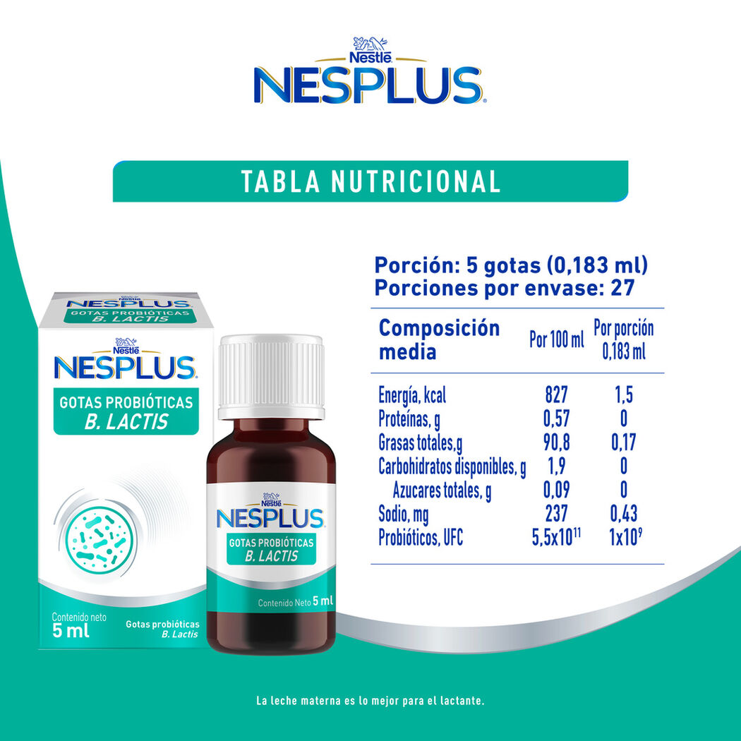 Probi&oacute;tico Nesplus B.lactis 5ml , , large image number 4