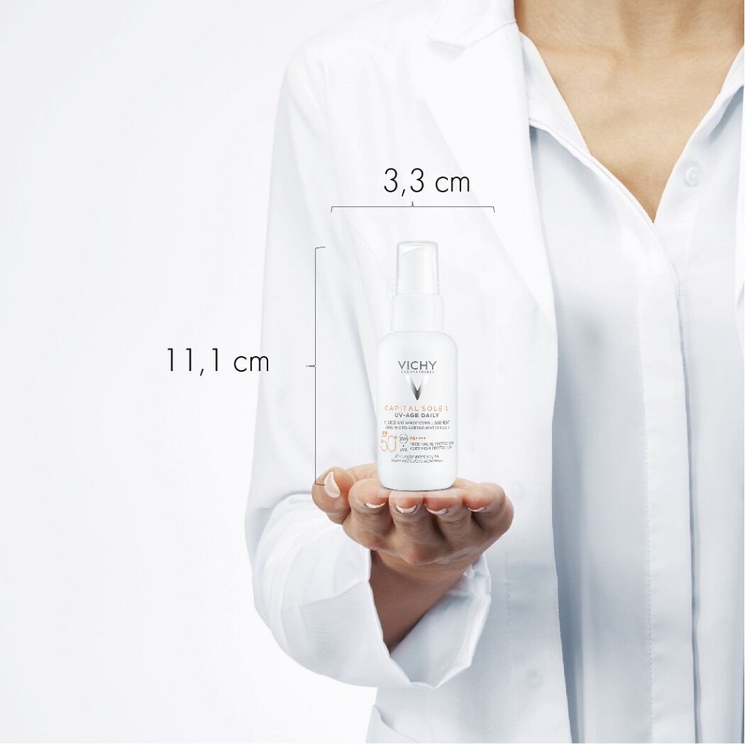 Protector Solar Vichy Capital Soleil Uv Age Daily Rostro Fps 50+ 40 mL, , large image number 1