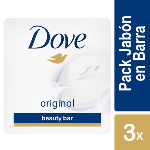 Jabón Dove Barra Original 90 g 3 un, , large image number 0