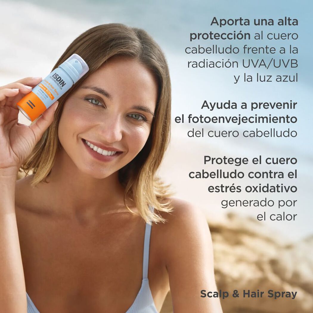 Fotoprotector Solar Cuero Cabelludo FPS 50 Scalp & Hair Spray 50mL, , large image number 1