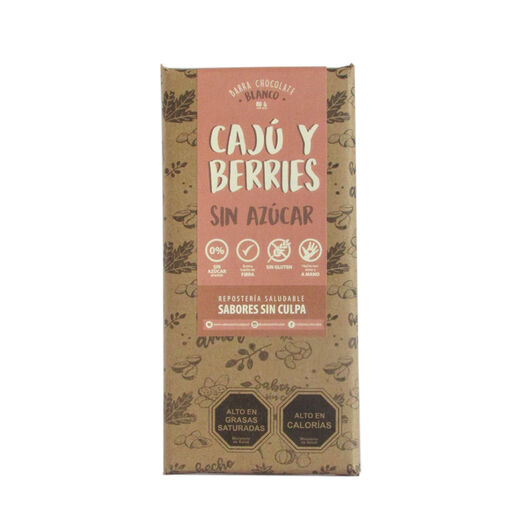 TABLET CHOCO SIN AZU 80G, BERRIES, , large image number 0