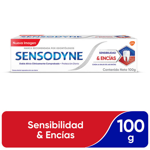 Sensodyne Pasta Dental Sensibilidad Y Encias x 100 G, , large image number 0
